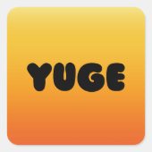 JUGE STICKER! QUADRATISCHER AUFKLEBER (Vorderseite)