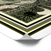 Jugend Art Nouveau Kissing Couple 16 x 20 Poster (Ecke)