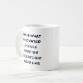 Jugend-Diabetes-Forscher, engagiert Kaffeetasse (Vorderseite Links)