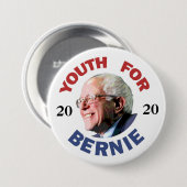 Jugend für Bernie 2020 Button (Vorne & Hinten)