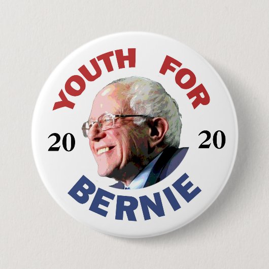 Jugend für Bernie 2020 Button (Vorderseite)