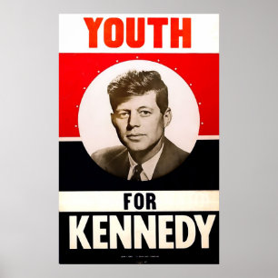 Jugend für Präsident John F. Kennedy Poster