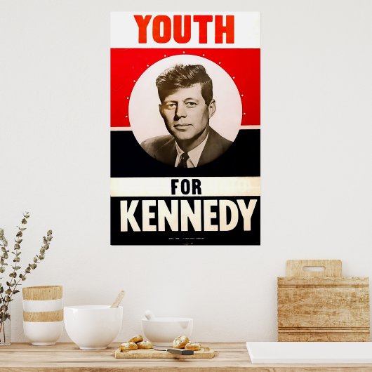 Jugend für Präsident John F. Kennedy Poster (Küche)