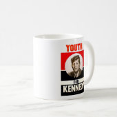 Jugend für Präsidenten John F. Kennedy Kaffeetasse (VorderseiteRechts)