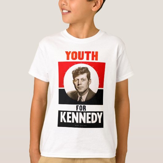 Jugend für Präsidenten John F. Kennedy T-Shirt (Vorderseite)
