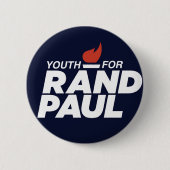 Jugend für Rand-Paul-Kampagnen-Knopf Button (Vorderseite)