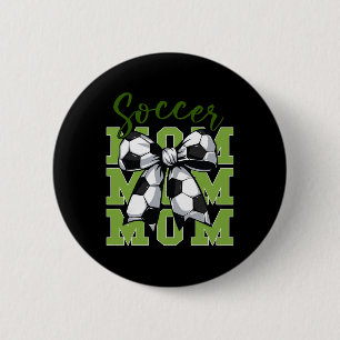 Jugend-Fußball-Mama Coquette Schleife Süße Schwest Button