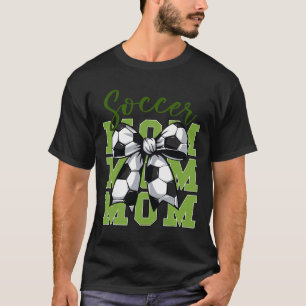 Jugend-Fußball-Mama Coquette Schleife Süße Schwest T-Shirt