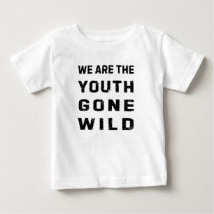 Jugend gegangene wilde Spitze Baby T-shirt