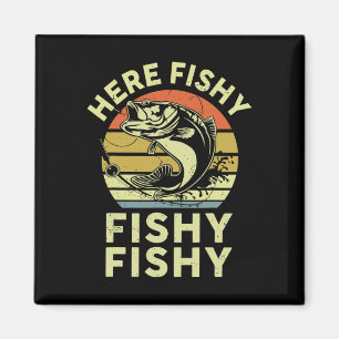 Jugend Hier fisch Shirt Kinder Kleinkind Männer Fu Magnet