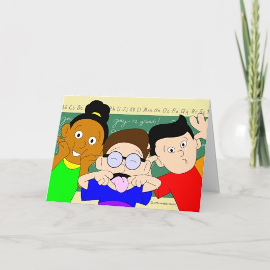 Jugend ist flüchtig: Homosexuelle Karte (Vorderseite)