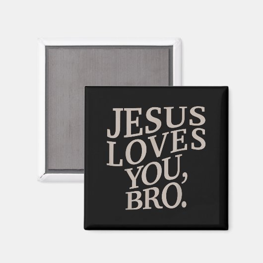 Jugend Jesus Lieben Sie Bro Funny Christlichen Jun Magnet (Vorderseite/Rückseite)