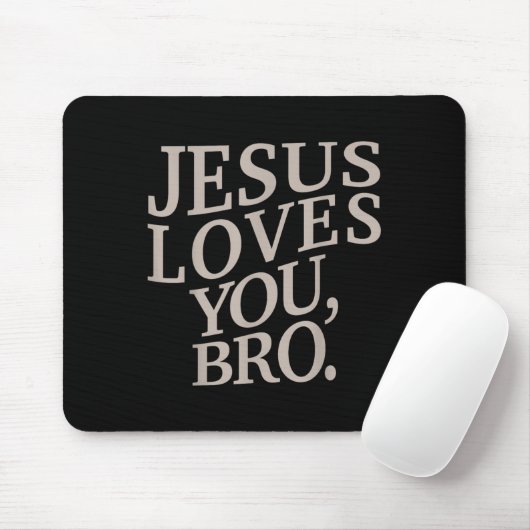 Jugend Jesus Lieben Sie Bro Funny Christlichen Jun Mousepad (Mit Mouse)