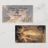 Jugend (Jeunesse) von William Adolphe Bouguereau Visitenkarte (Vorne/Hinten)