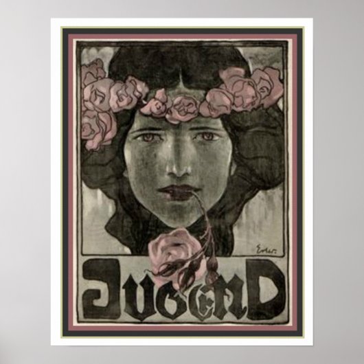 Jugend Jugendstil-Abdeckung von Fidus 16 x 20 Poster (Vorne)