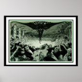 Jugend Jugendstil "Panik" Poster 16 x 20 (Vorne)