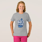 JUGEND Mädchen 603 Riptide T - Shirt mit Name und (Vorne ganz)