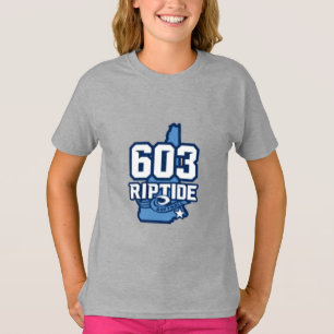 JUGEND Mädchen 603 Riptide T - Shirt mit Name und