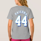 JUGEND Mädchen 603 Riptide T - Shirt mit Name und (Rückseite)