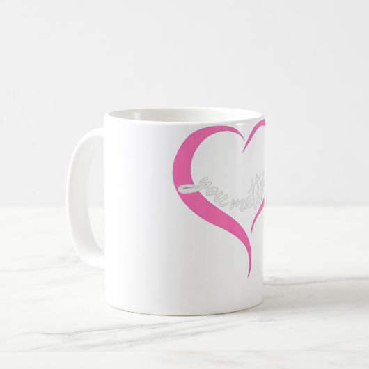 Jugend Matter Semicolon Psychische Gesundheit & Su Kaffeetasse (Vorderseite Links)