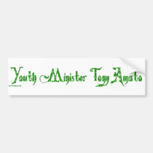 Jugend-Minister Tony Amato Autoaufkleber
