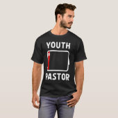 Jugend Pastor Niedrigbatterie Energie Kirche Camp T-Shirt (Vorne ganz)
