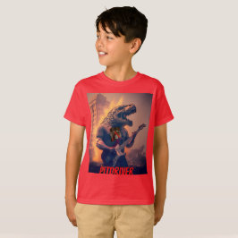 Jugend PitDriver PitZillA und Logo auf dem hintere T-Shirt