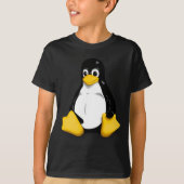 Jugend-T-Shirt Linuxs Tux T-Shirt (Vorderseite)
