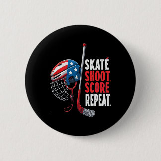 Jugend Usa Eishockey Trikot Eis Jungen Hockey Gebu Button