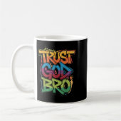 Jugend vertraut Gott Bro Lustiger Christlicher Jun Kaffeetasse (Links)