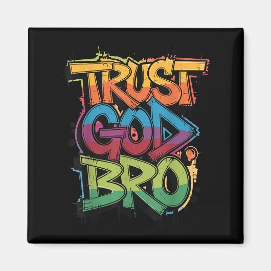 Jugend vertraut Gott Bro Lustiger Christlicher Jun Magnet (Vorne)