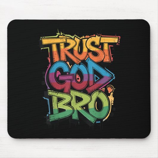 Jugend vertraut Gott Bro Lustiger Christlicher Jun Mousepad (Vorne)