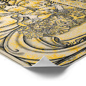 Jugend Vintage Jugendstil Jugend Delftsche Slaolie Poster (Ecke)