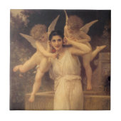 Jugend von Bouguereau, Portrait über Viktorianisch Fliese (Vorderseite)