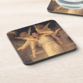 Jugend von Bouguereau, Portrait über Viktorianisch Getränkeuntersetzer (Linke Seite)