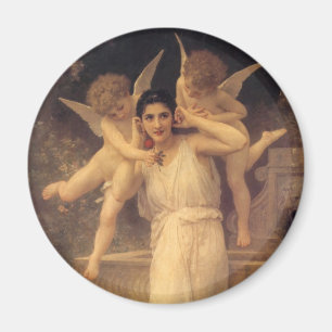 Jugend von Bouguereau, Portrait über Viktorianisch Magnet