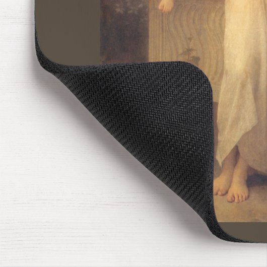 Jugend von Bouguereau, Portrait über Viktorianisch Mousepad (Ecke)
