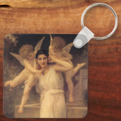 Jugend von Bouguereau, Portrait über Viktorianisch Schlüsselanhänger (Rückseite)