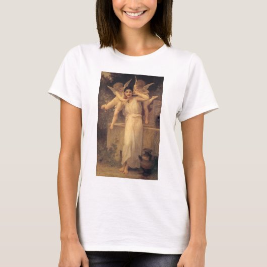 Jugend von Bouguereau, Portrait über Viktorianisch T-Shirt (Vorderseite)