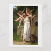 "Jugend" von Bouguereau Postkarte (Vorderseite)