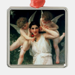 "Jugend" von Bouguereau Silbernes Ornament
