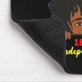 Jugendafro Jugendliche Jugendliche im Jugendalter  Mousepad (Ecke)
