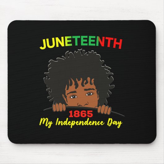 Jugendafro Jugendliche Jugendliche im Jugendalter  Mousepad (Vorne)
