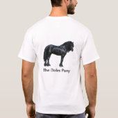 Jugenddales-Pony-Shirt T-Shirt (Rückseite)