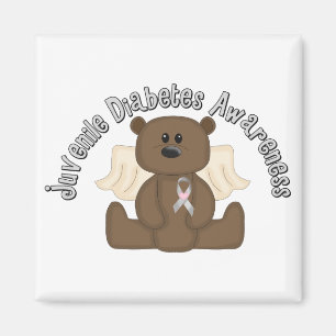Jugenddiabetes-Bewusstseins-Bär Magnet