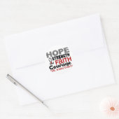 Jugenddiabetes HOPE 3 Runder Aufkleber (Umschlag)