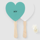 JUGENDER REVEAL SIGN FÄCHER (Vorne und Hinten)