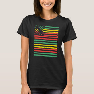 Jugendflagge Schwarze Frauen Melanin Mama Vater Bo T-Shirt