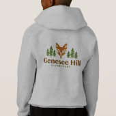 Jugendfox-Logo-ZipfrontHoodie Hoodie (Rückseite)