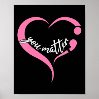 Jugendfragen Semicolon Psychische Gesundheit und S Poster